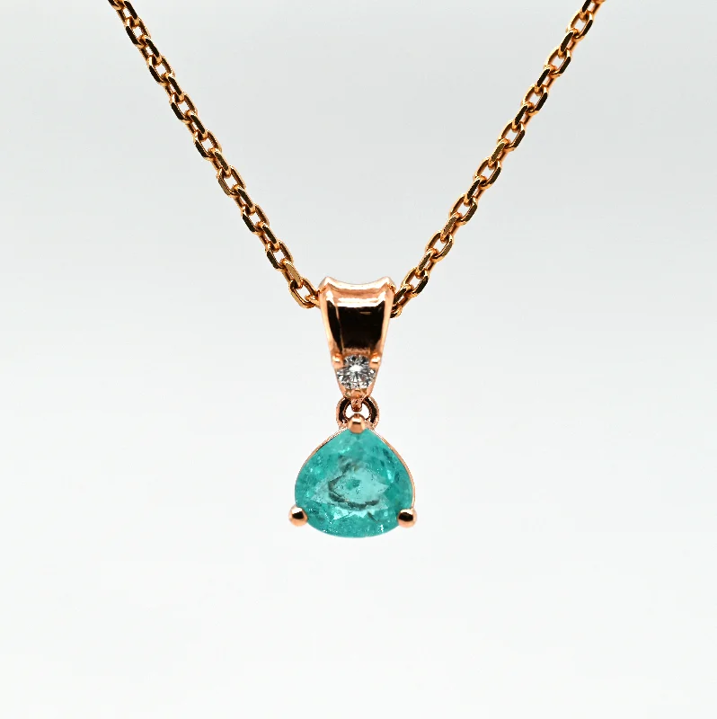 Boho-style necklaces with feather designs -1.91CT Paraiba Tourmaline Custom Pendant