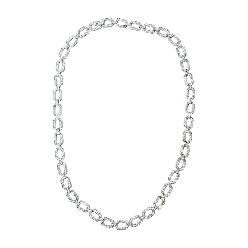 Trendy statement necklaces for evening wear -Diamond Estate Necklace