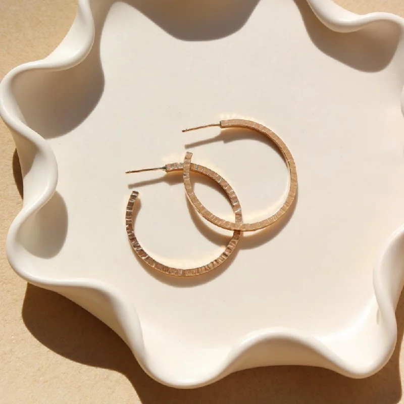 Bold statement earrings for attention-grabbing looks -Petite Maeve Hoops