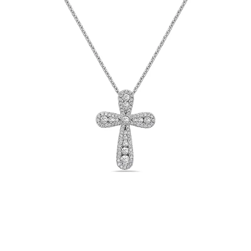 Unique geometric necklaces for modern design -Diamond Cross Necklace