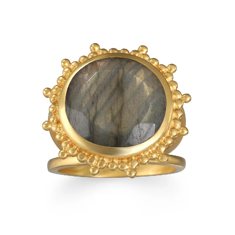 Diamond eternity rings for enduring love -Pursue Your Truth Labradorite Ring