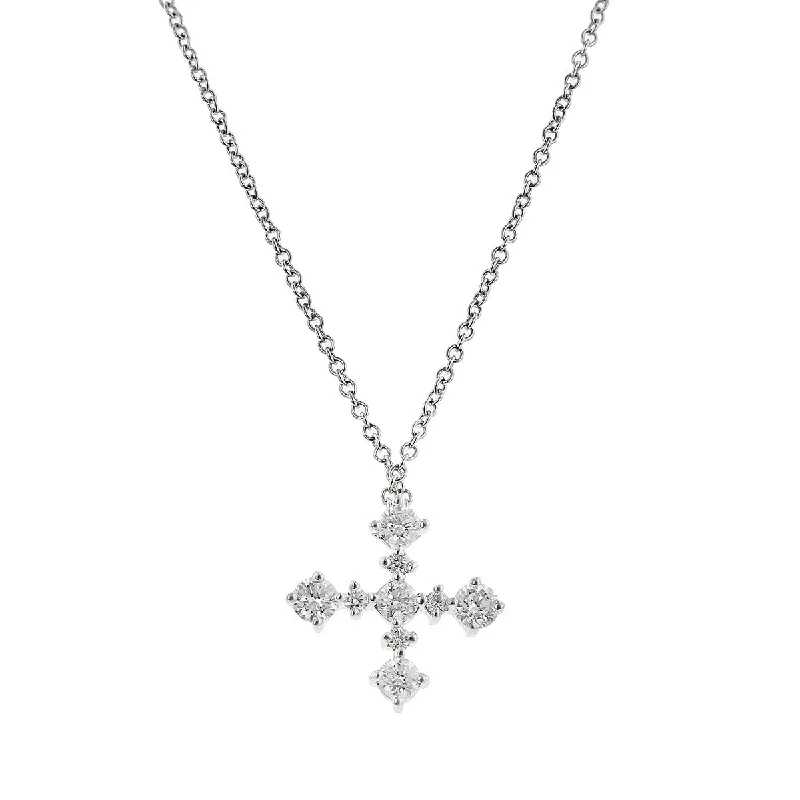 Silver necklaces with delicate pendants -Maria Canale 18K White Gold Diamond Pendant Necklace