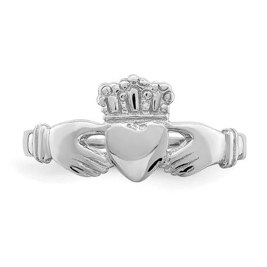 Silver rings for everyday elegance -14kw Gold Claddagh Ring