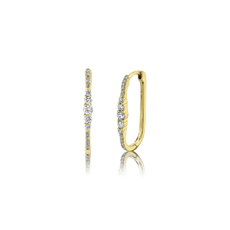 Luxury earrings with diamonds and emeralds -0.29 ctw Diamond Hoop Earrings | 10277884