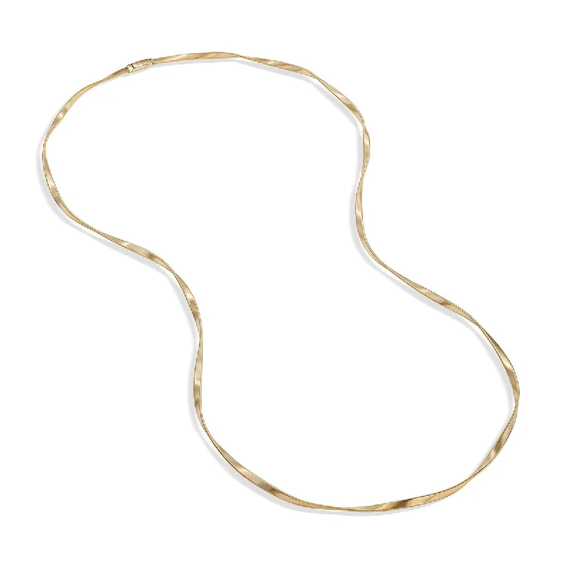 Designer necklaces for luxury fashion collections -Marrakech Collection 18k Yellow Gold Long Necklace