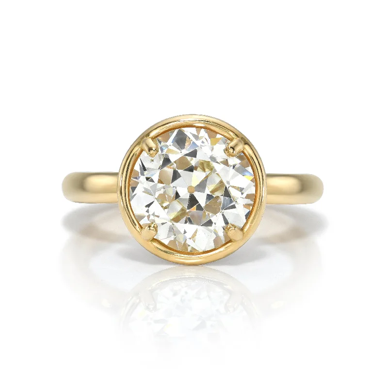 Classic solitaire rings for timeless engagement -DEVI