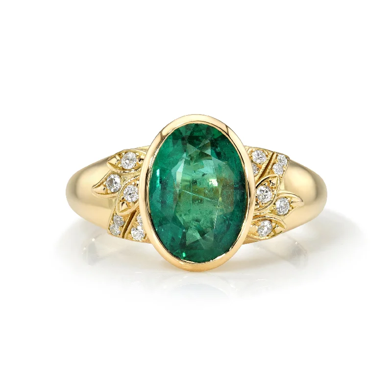 Custom gemstone engagement rings for colorful proposals -ALLISON