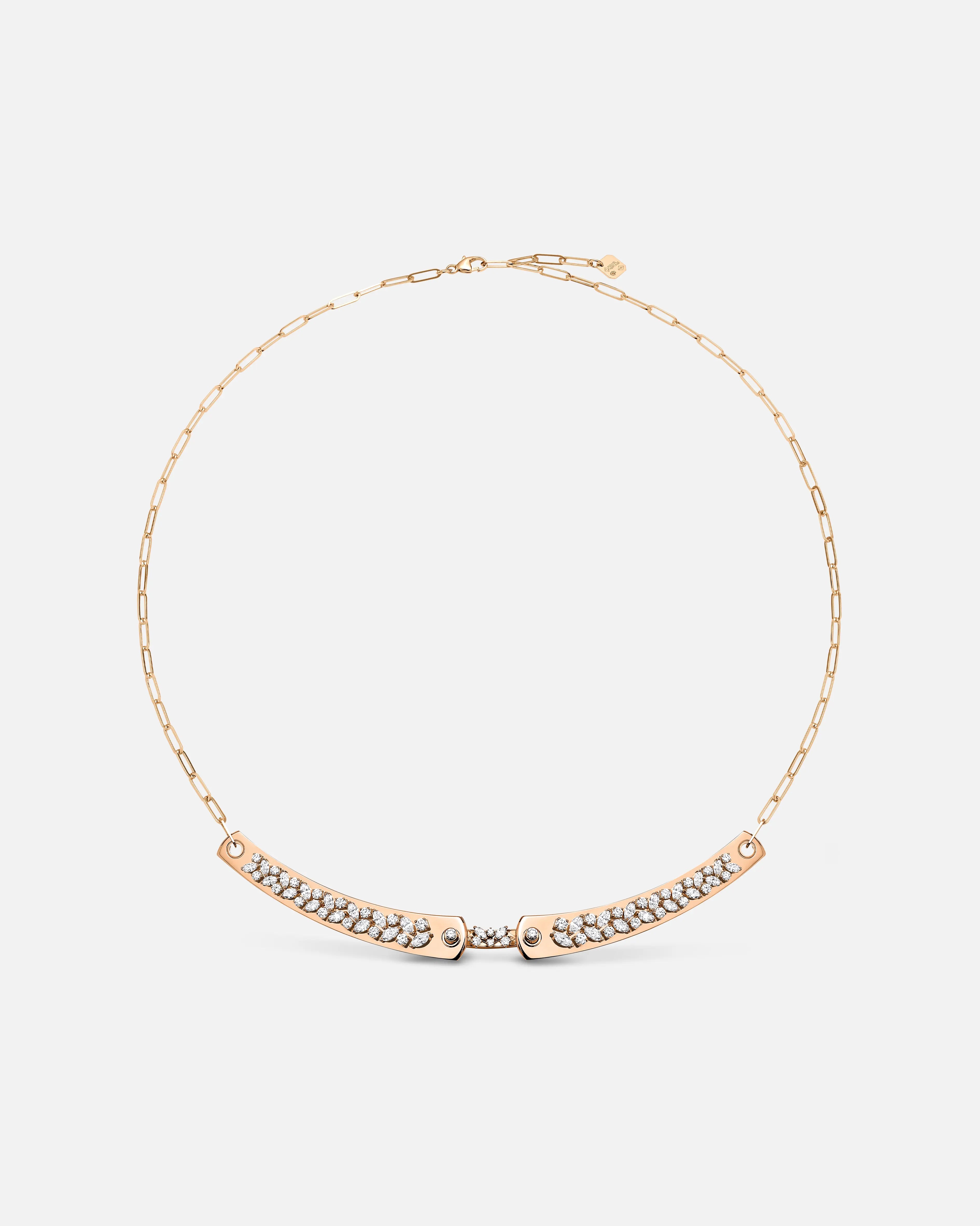 Statement gold necklaces for luxurious style -Soirée Mood Necklace in Rose Gold