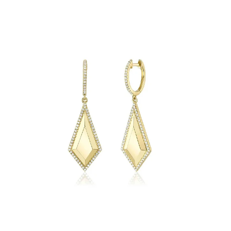 Large statement earrings for bold outfits -0.33 ctw Diamond Drop Earrings