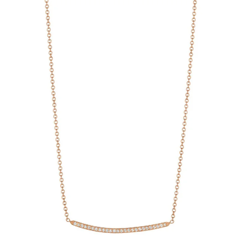 Elegant ruby necklaces for a touch of luxury -Petite Forever Bar Necklace