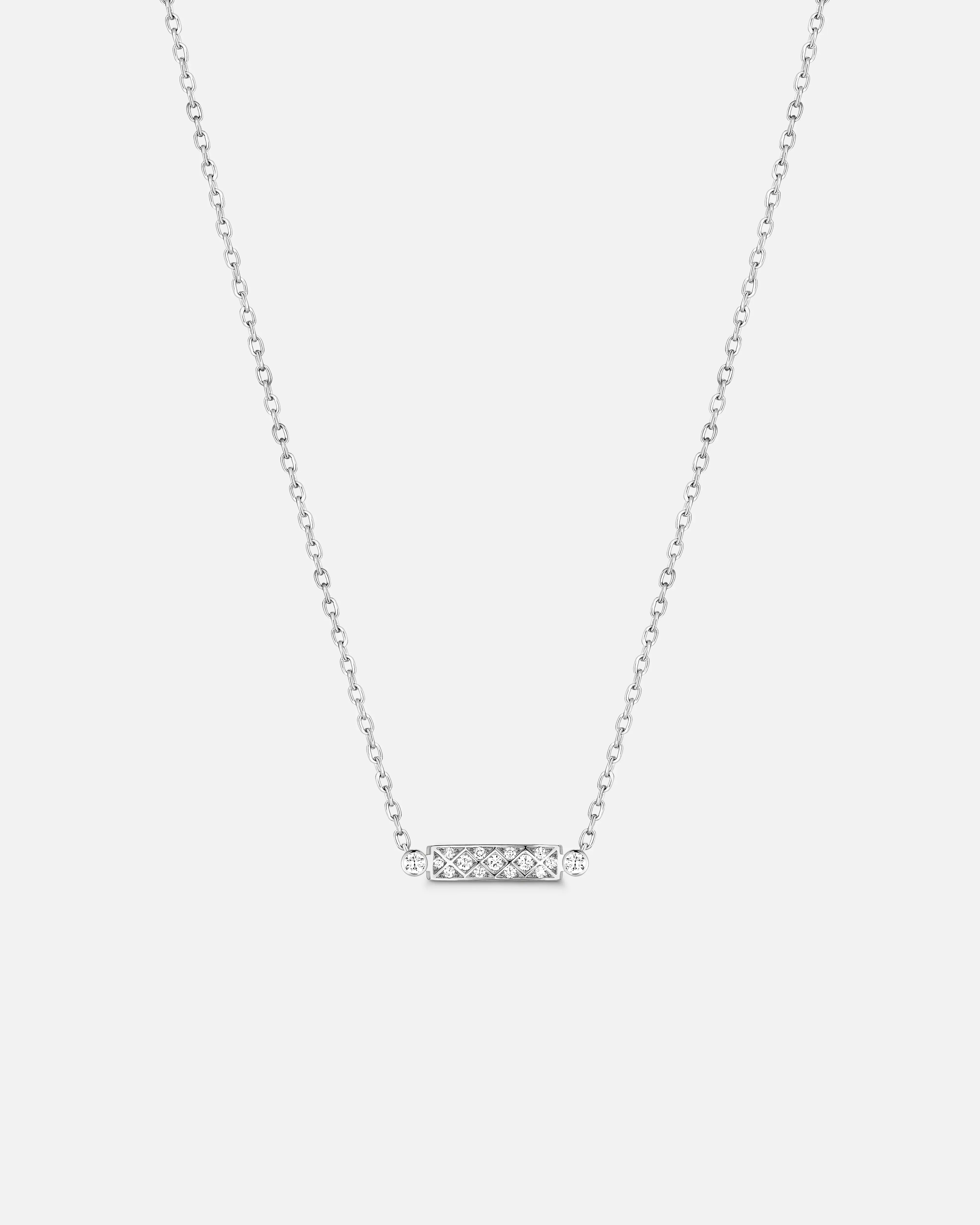 Long gold necklaces for chic, sophisticated style -Parisian Stroll Mood Pendant in White Gold