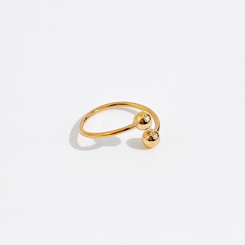 Luxury diamond rings for upscale occasions -Anna Ring in Gold