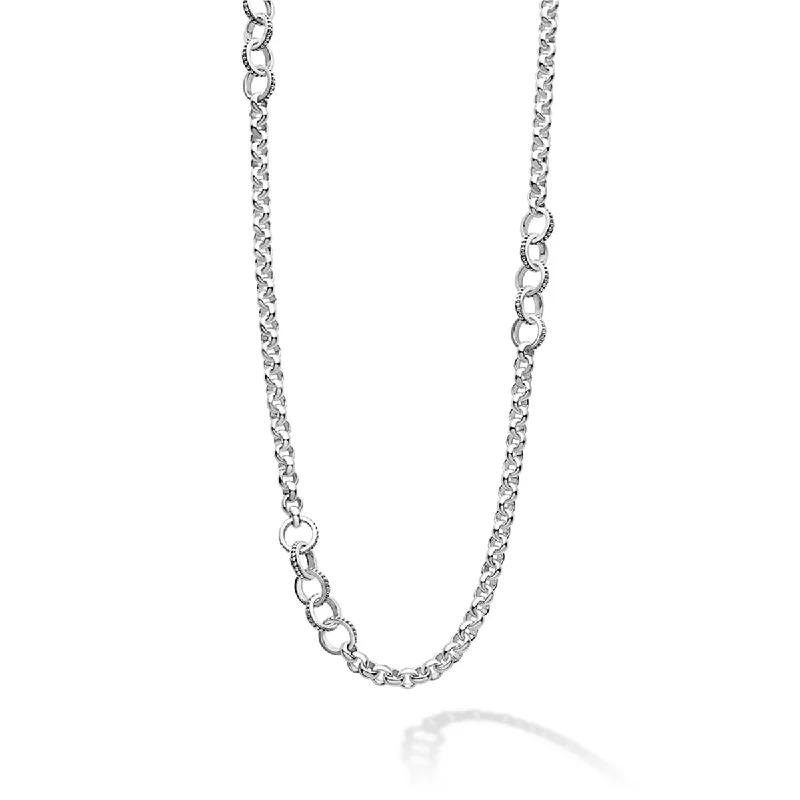 Simple pearl necklaces for everyday elegance -Long Link Necklace